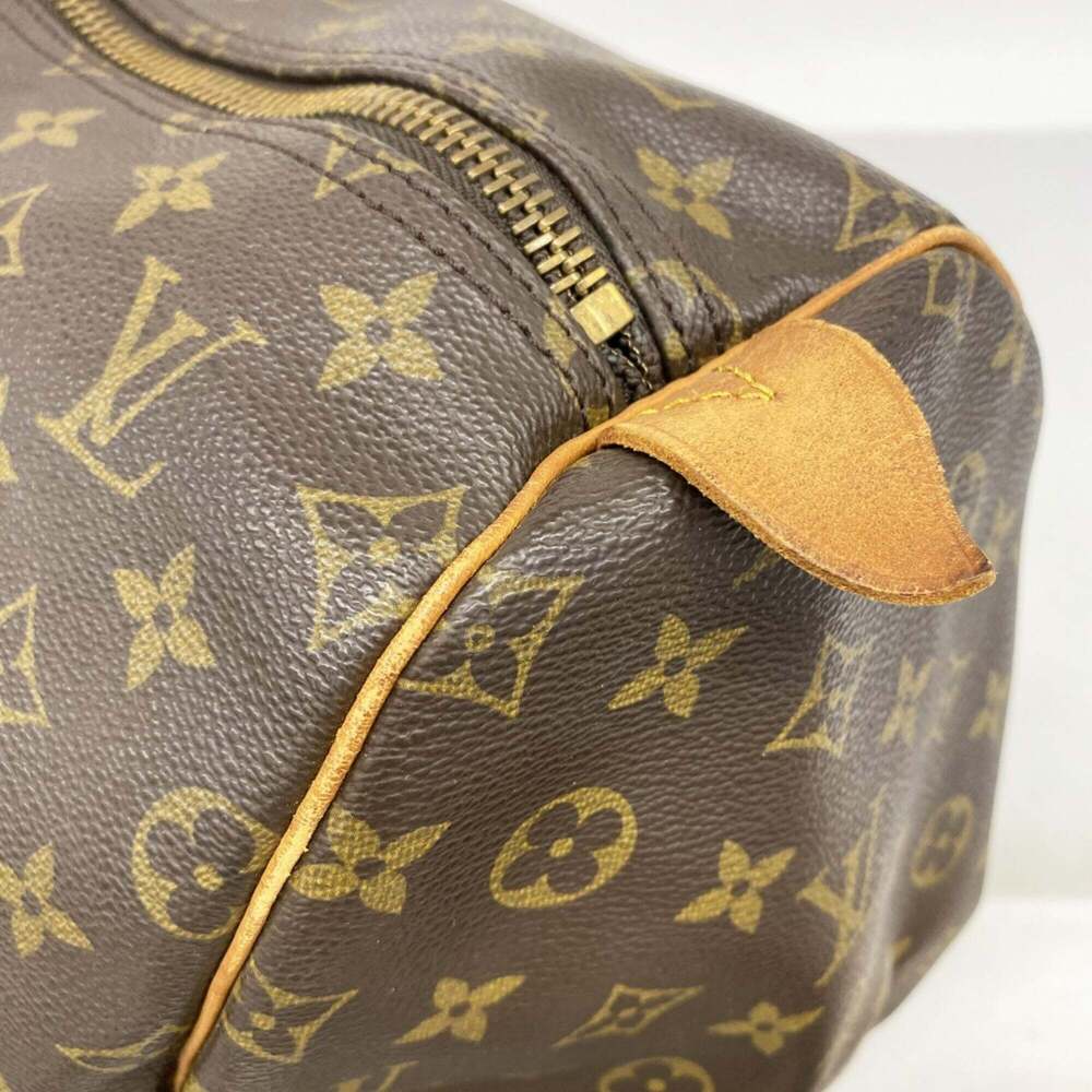 LOUIS VUITTON Brown Monogram Keepall 55 Boston Bag - Picture 11 of 13
